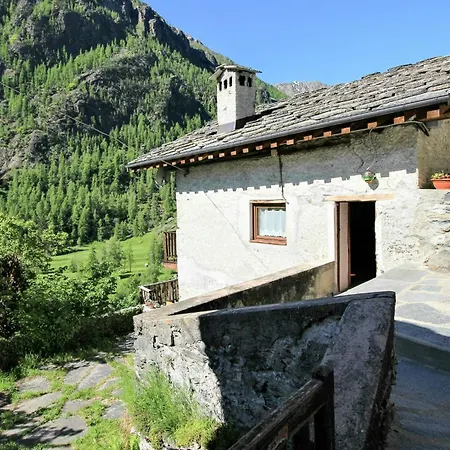 Baita In Pietra Con Vista Sulla Valle Di Ala 度假居 Ala di Stura